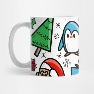 Christmas Motif Pattern Mug